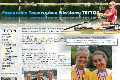 Strona Poznańskiego Towarzystwa Wioślarzy TRYTON